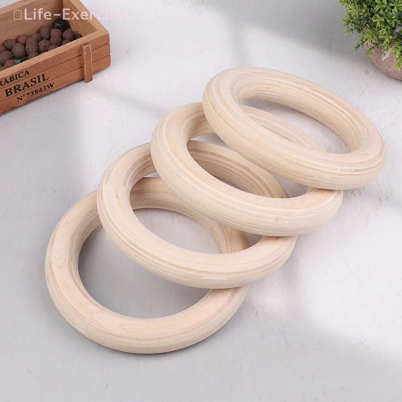 2Pcs/Pairs Wooden Ring Portabl - Gymnastic Ring Wood ulasan dan harga