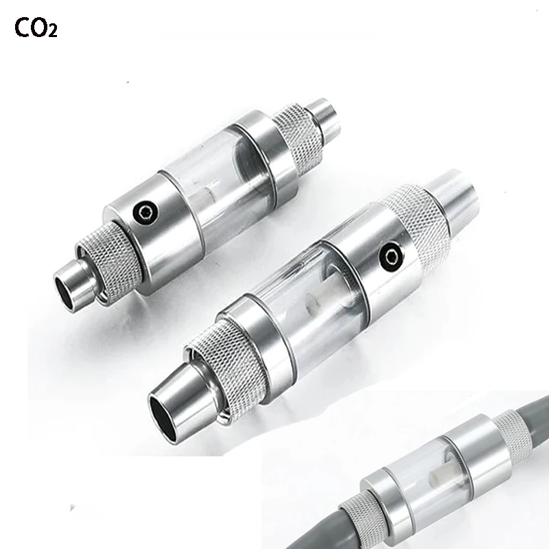 Aquarium DIYCO2 Diffuser Metal CO2 Nebulizer Fish Tank CO2 Steel Cylinder Generator Equipment Accessories External CO2 Diffuser