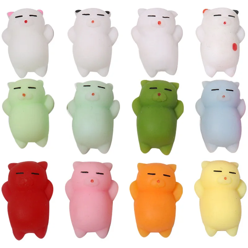 1 Pcs Amazon's popular Squeeze Toys Yellow Cats Kitten Cute and Adorable Cat Pussycat Stress Relief Toy Pussy For Children Funny