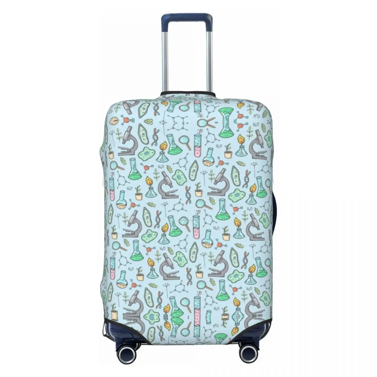 Biology Suitcase Cover Chemistry Fun Cruise Trip Protection Luggage Supplies Vacation