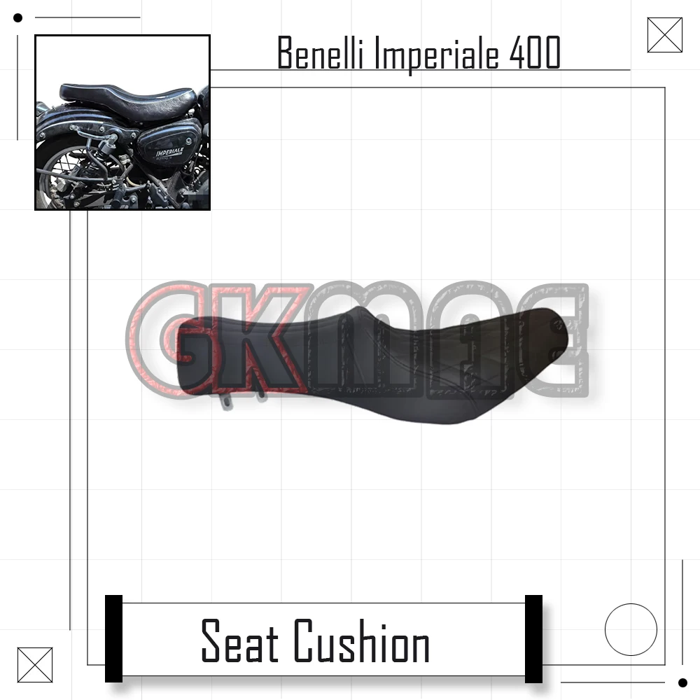 

For Benelli BJ Imperiale 400 Motorcycle Modified Handmade Extended Seat Cushion Double Seat Cushion Fit BJ400-8 Imperiale400
