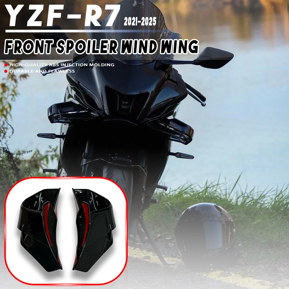 

YZF-R7 Winglet Aerodynamic Wing Deflector Spoiler For YAMAHA YZF R7 2021 2022 2023 2024 2025 Motorcycle Accessories Fairing Side