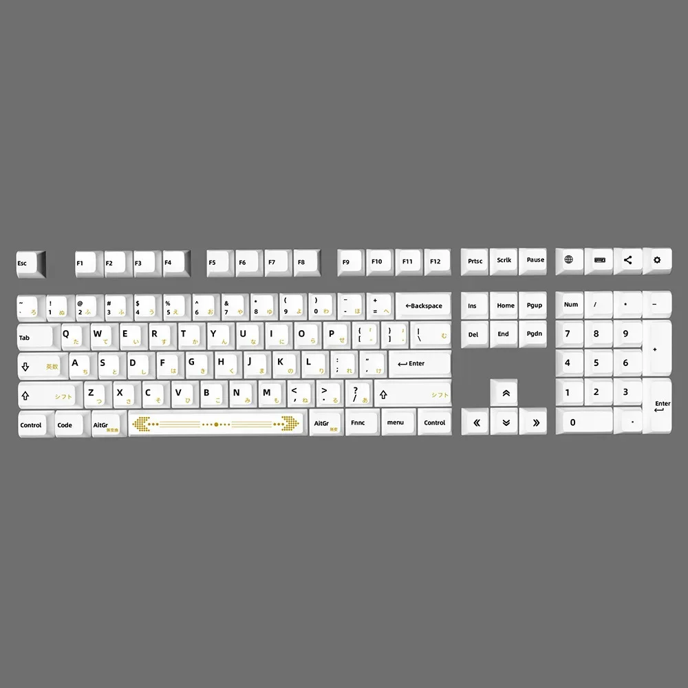 Japanese Keycaps Minimalist XDA Height PBT Sublimation Japanese Keycaps