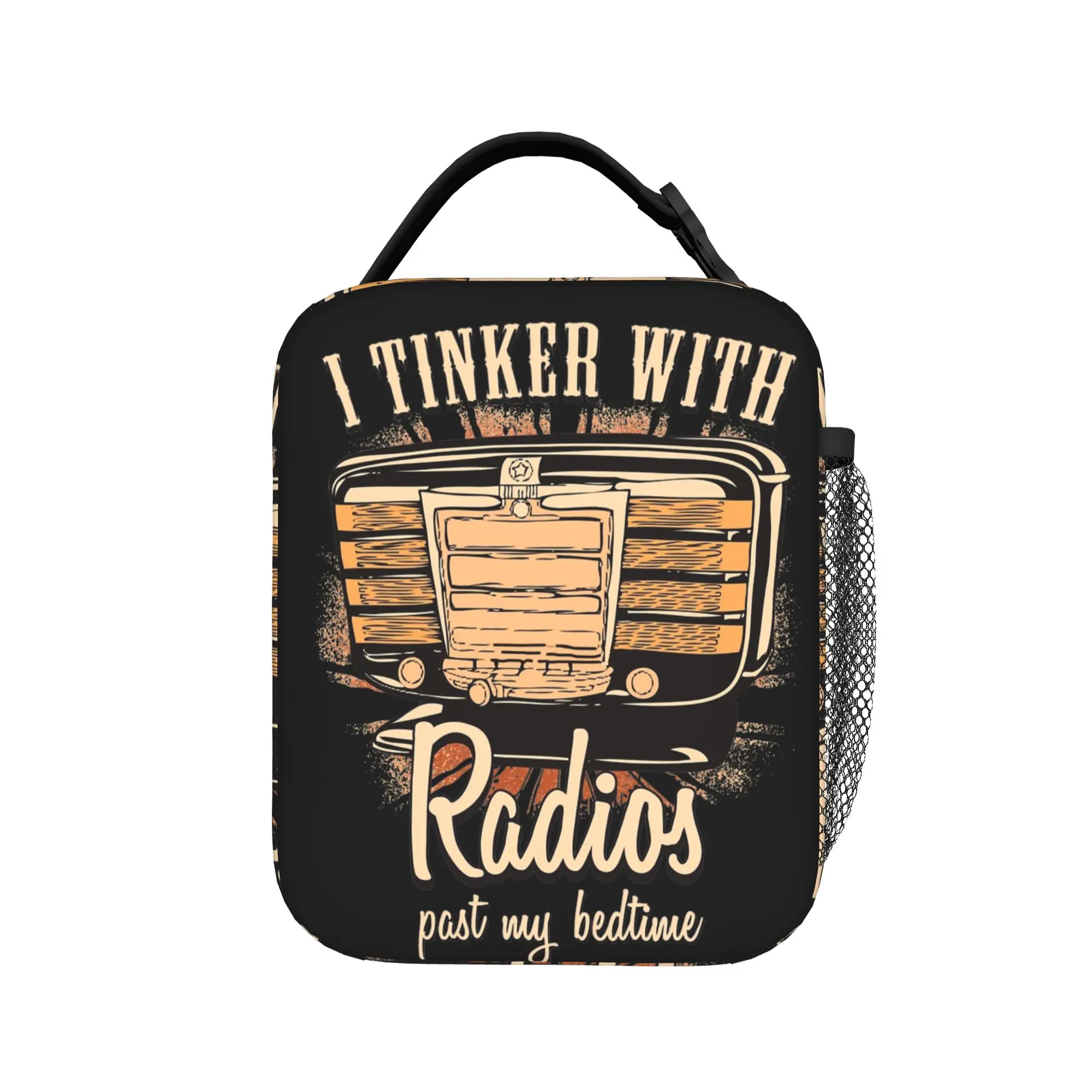 CW Ham Radio Amateur Operator Insulated Lunch Bags High Capacity  Lunch Container Thermal Bag Tote Lunch Box Office  Men