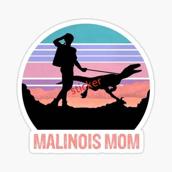 

Malinois On Board Car Sticker Window Bumper Trunk 4x4 Decal JDM Funny Car Styling