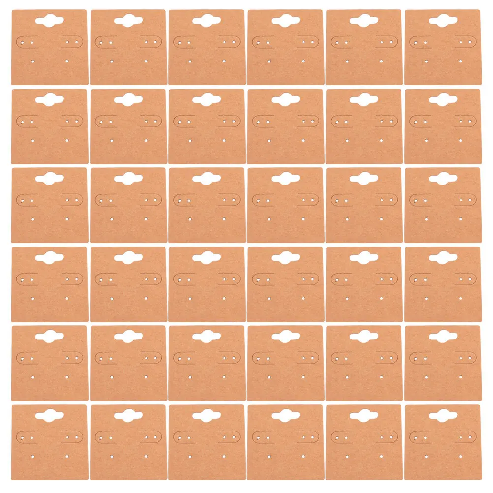 

100Pcs Earring Display Cards Paper Jewelry Cards for Organizing Storing Earrings Ear Studs Packaging Display for Small Business