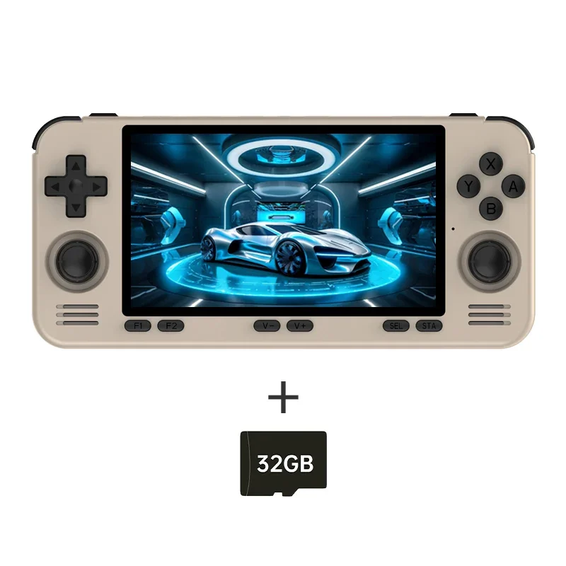 POWKIDDY RGB10 MAX3 Pro 854*480 5 นิ้วหน้าจอIps Amlogic A311D Retro Pocket Open-Sourceคอนโซลเกมมือถือเด็กของขวัญ