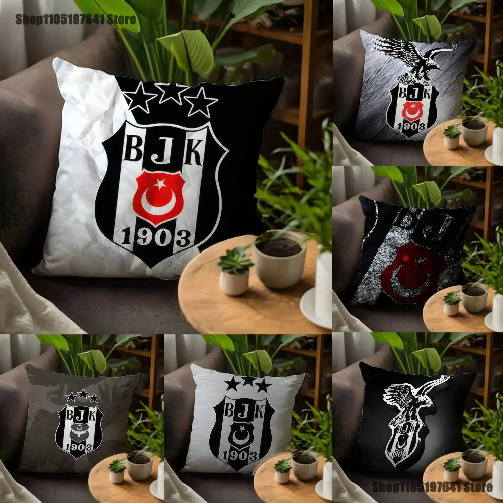 

Fashion B-besiktas B-BJK Pillow Case For Sofa Decor Car Office Room Printing Cushion Cover Decorations and Protector