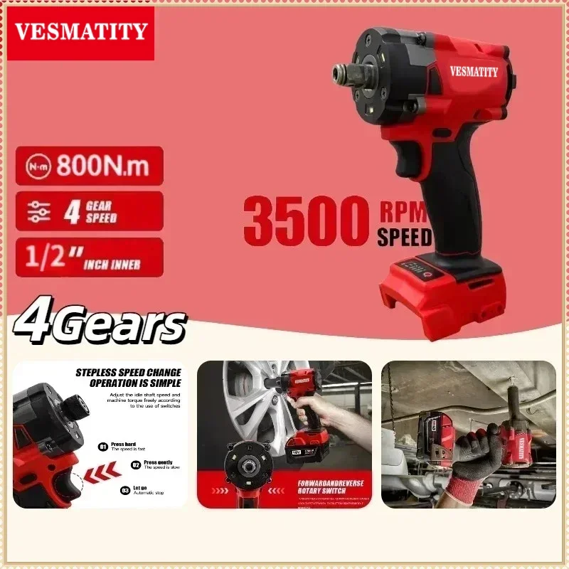 for-milwaukee-18v-20v-battery-pin-brushless-cordless-1-2-electric-wrench-car-truck-repair-screwdriver-impact-drill-rechargable