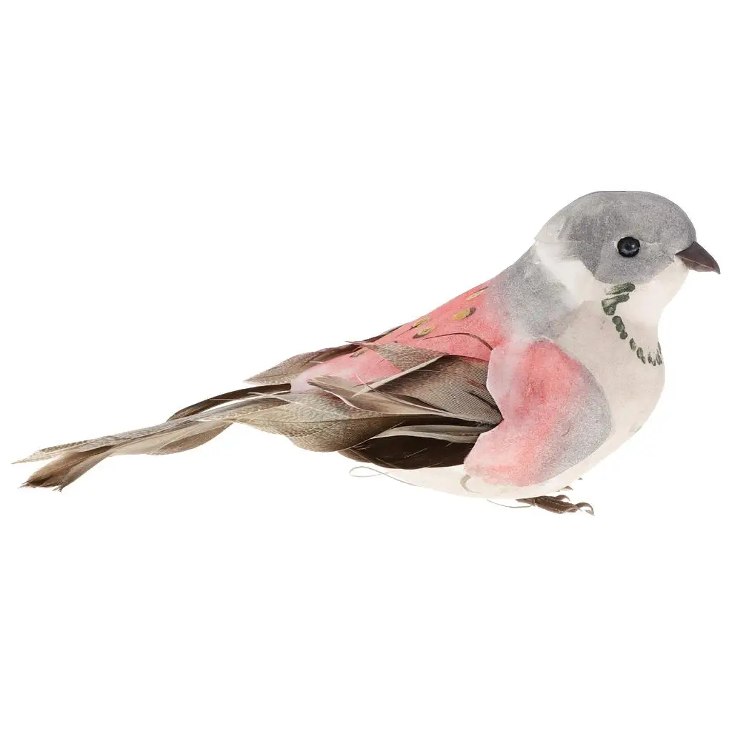 Lifelike Bird Ornament Artificial Animals Garden Decoration Props Home Outdoor Decor for Fairy Garden Miniatures