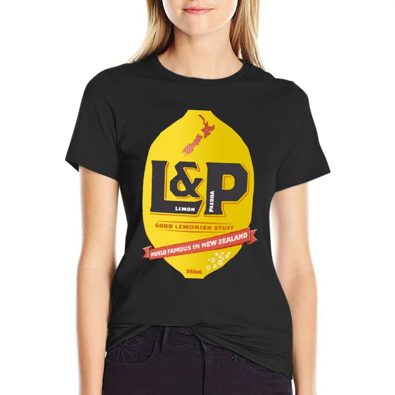 Lemon And Paeroa New Zealand Drink design T-Shirt summer clothes vintage sports fans graphics fashion woman blouse 2024