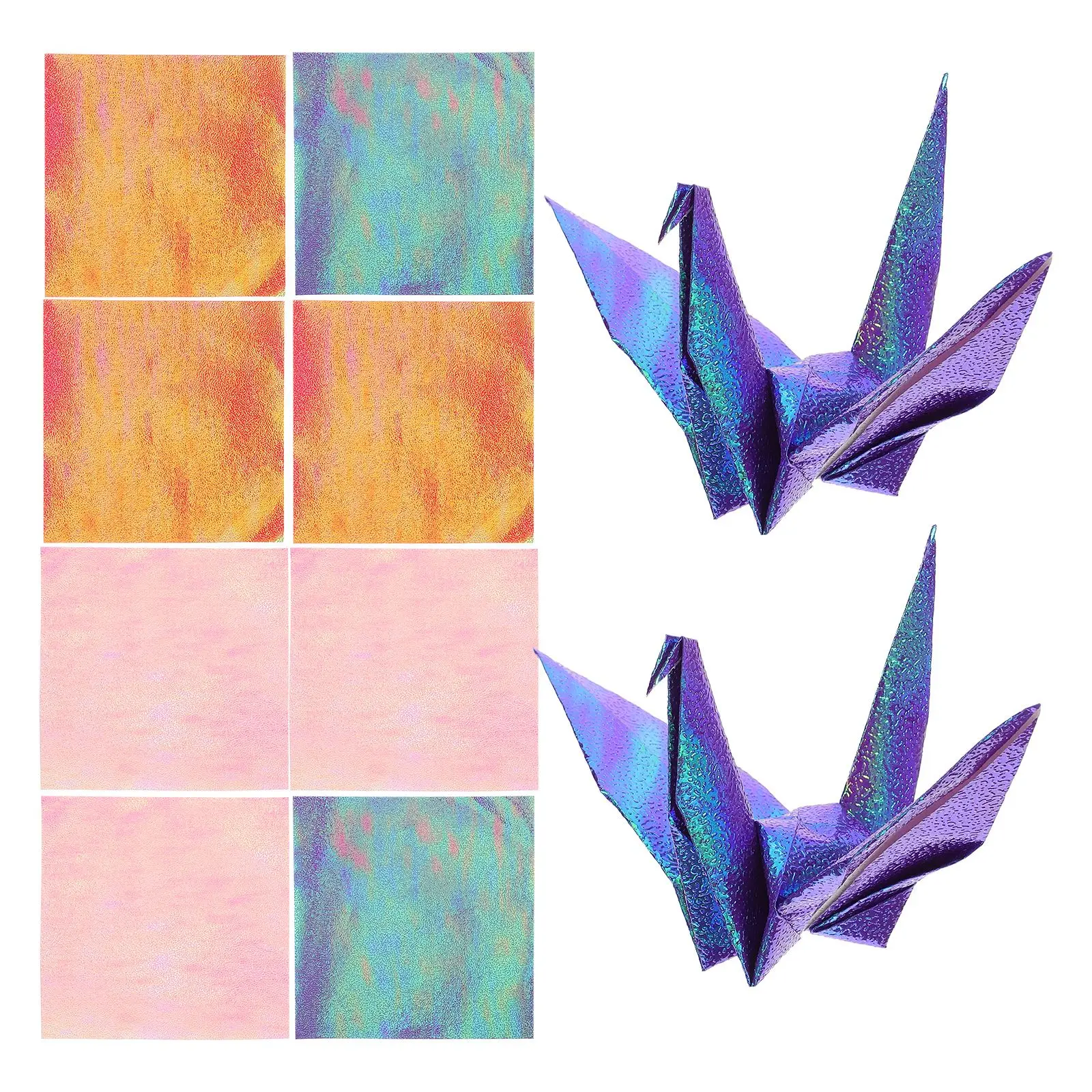 

12 Sheets Glitter Origami Paper Mixed Shining Color Square Folding Pape DIY Scrapbooking Decoration For Kids Handmade Carfts