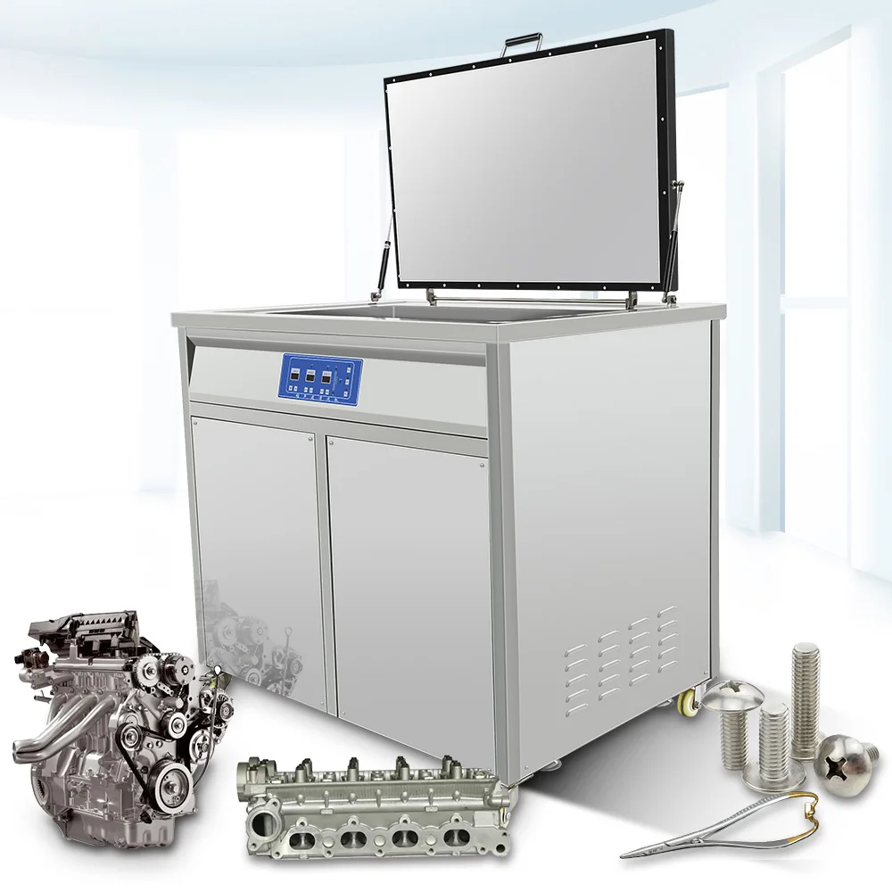 أجزاء محرك السيارات تدور آلة التنظيف بالموجات فوق الصوتية لغسالة الخزان بالموجات فوق الصوتية