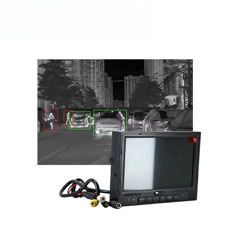 High Performance Automatic Mounted Assistant System Thermal Imager Vehicle Night Vision Waterproof Fogproof Monitor Display
