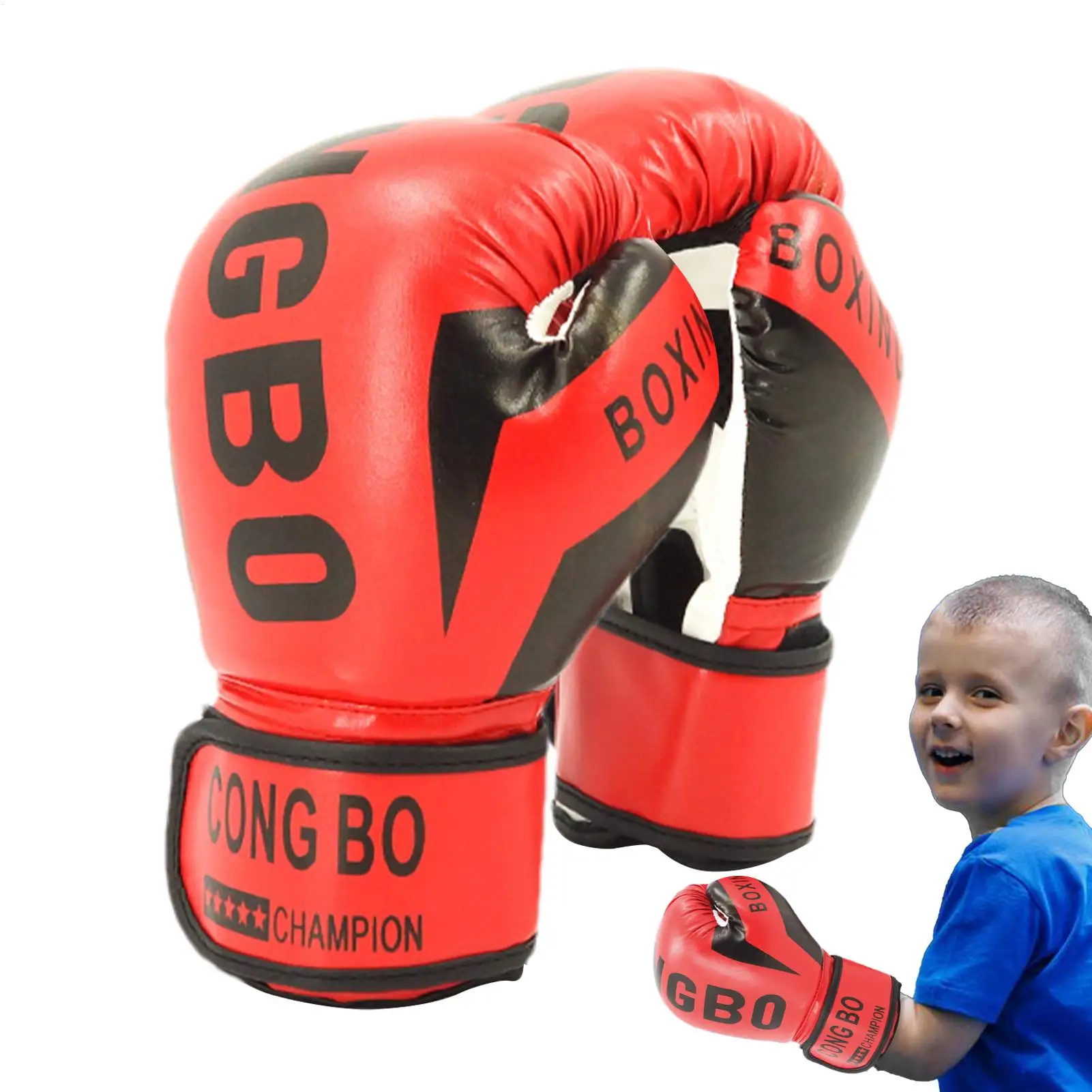 1 Paar Boxhandschuhe für Kinder, Trainingshandschuhe mit verdicktem Innenfutter, Handschutz für Boxtraining und Kampfsport.