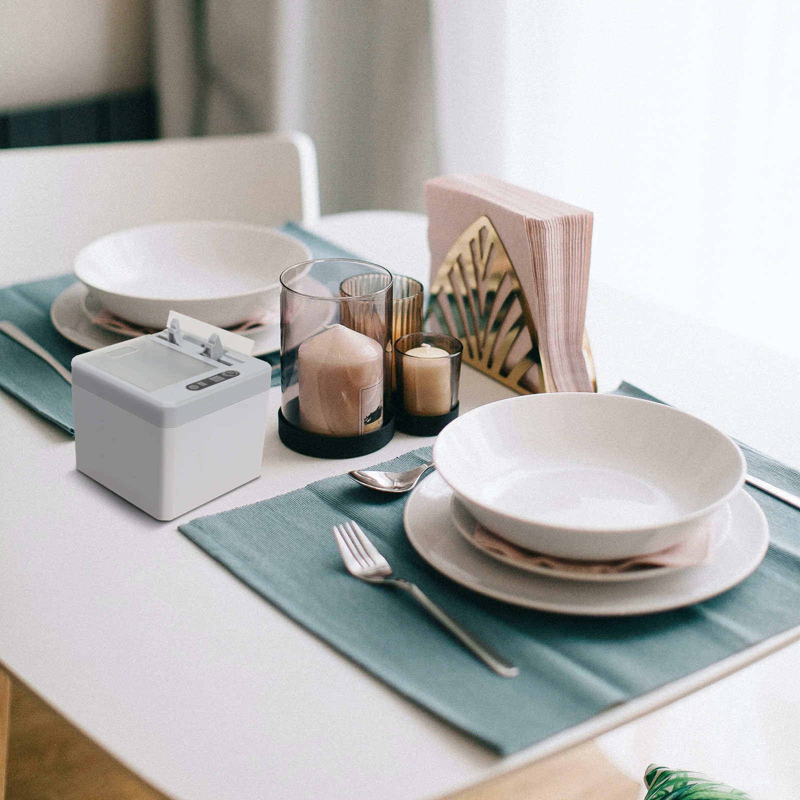 

Infrared Sensor Toothpicks Holder Automatic Pop-Up Electric Dispenser Compact Size Creative Design Easy Operation