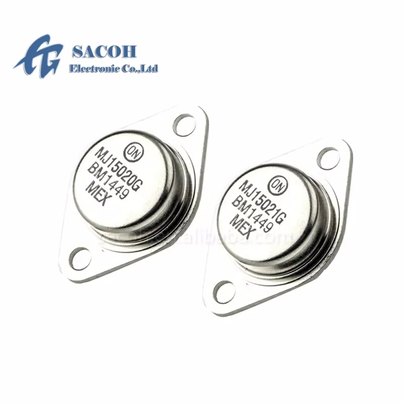 

New Original 1Pair(2Pcs) MJ15020G MJ15020 + MJ15021G MJ15021 TO-3 Audio Amplifier Transistor In Stock