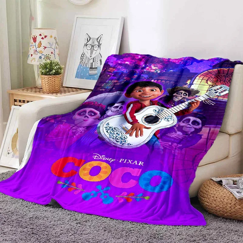 Cartoon 29 Style Coco Day of The Dead Disney Soft Flannel Blanket for Bed Bedroom Sofa Picnic,Throw Blanket for Outdoors Kids 3D