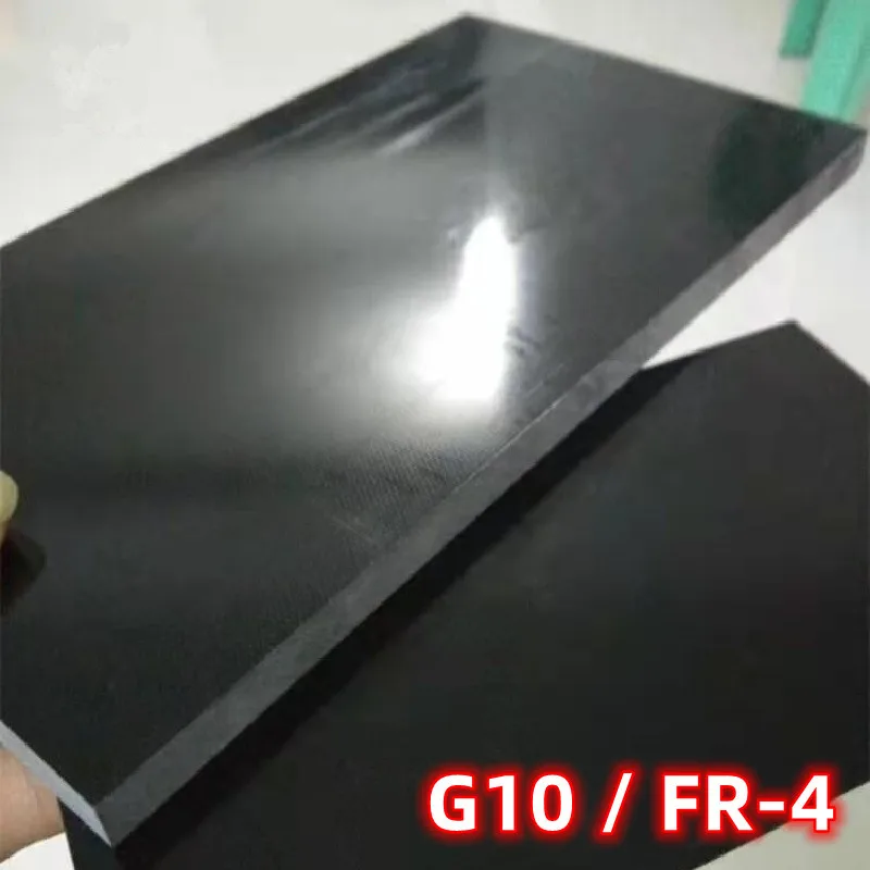 300x300mm Black FR4 G10 Fiberglass Board Processing Custom Anti-static High Temperature Epoxy Resin 0.5 1 1.5 2 3 4 5mm