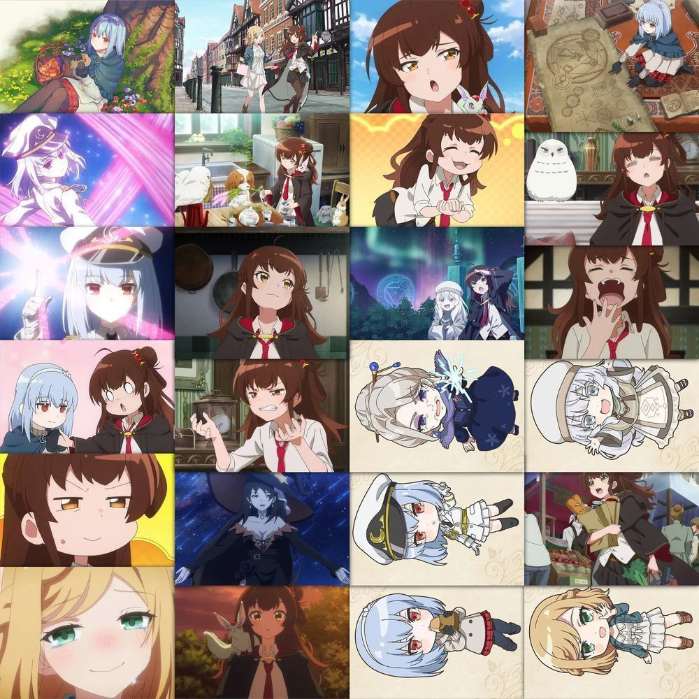 

10/30/63pcs Once Upon a Witch's Death Anime Stickers Girls Meg Razberry Cartoon Sticker Laptop Luggage Phone Cute Girls Decal