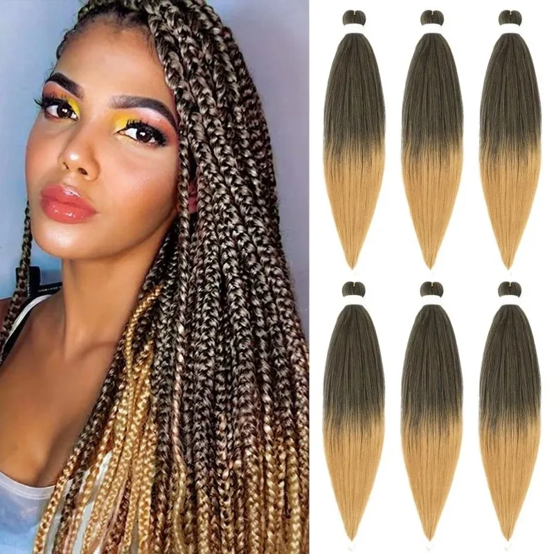 Braiding Hair Pre Stretched Natural Easy Twist Braids EZ Braiding Hair 26 Inch Synthetic Fiber Yaki Texture for Hair Extensions