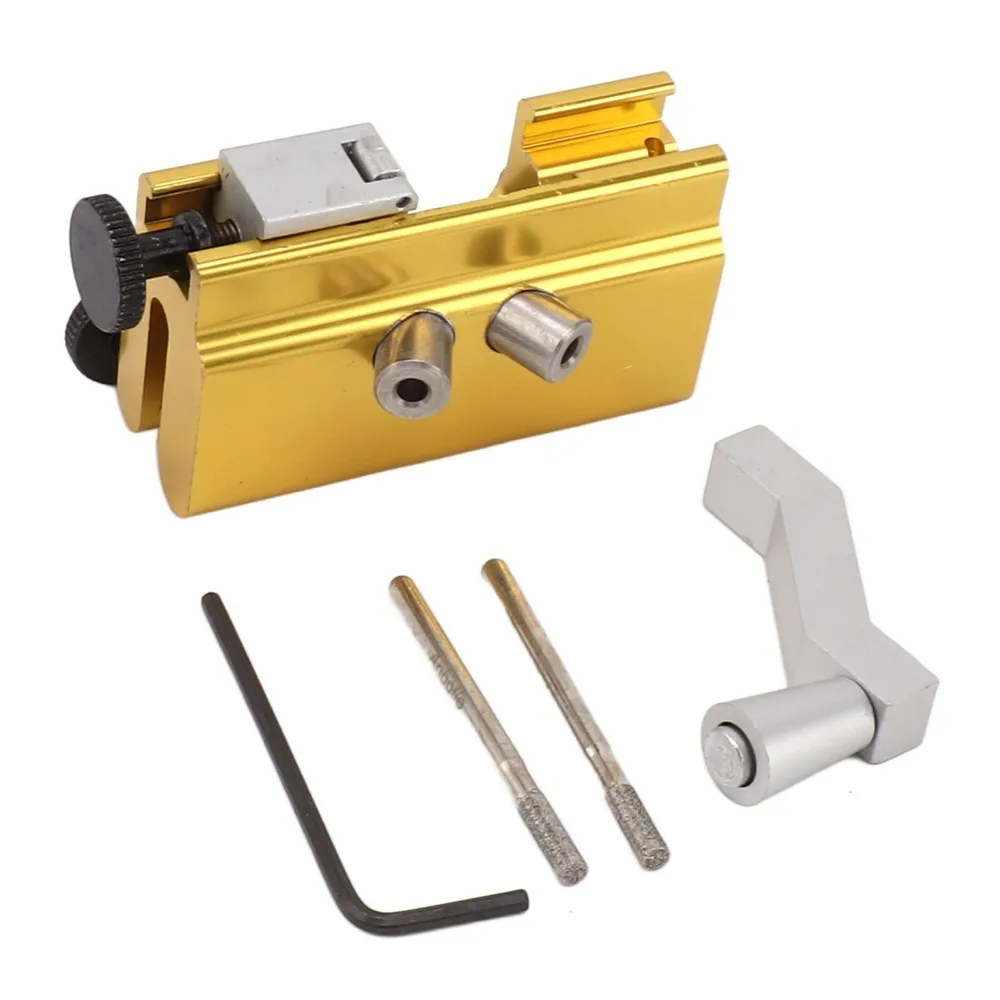 

Portable Yellow Sharpener Aluminum Alloy Durable Chain Sharpening Jig Sharpening Kit Garden Worker