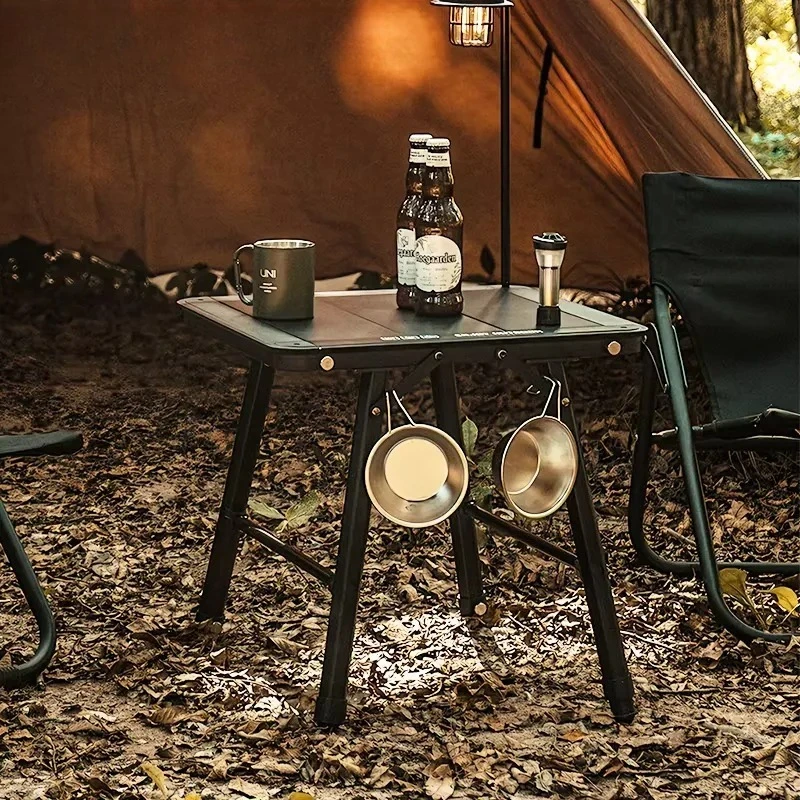 Camping  Table Aluminum Alloy Height Adjustable Picnic Desk  1.5 Unit Outdoor Multifunctional  Table Foldable Camping Table