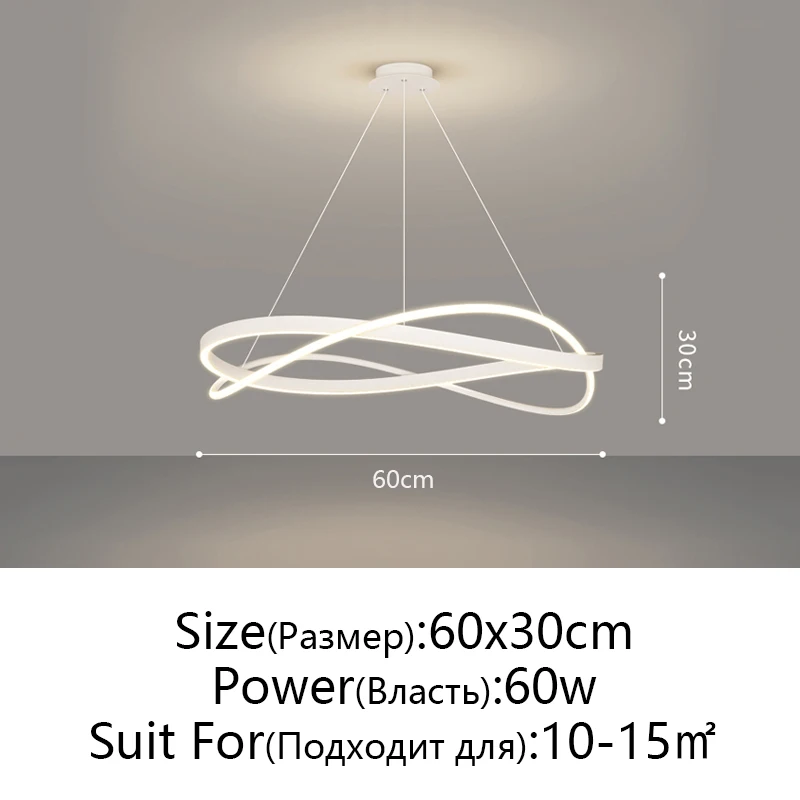 Minimalistische lichte luxe woonkamer hanglampen Postmodern eenvoudig restaurant Lichte slaapkamer Plafondlamp Home Decorations