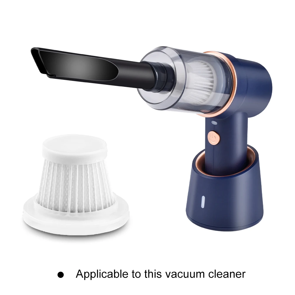 3pcs Car Vacuum Cleaner Filter Cordless Vacuum Cleaner Washable Filter Reusable Filter Element Handheld Vacuum Cleaner Accessory