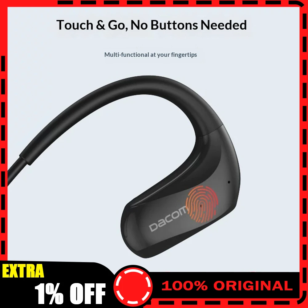 DACOM ATHLETE Wireless Headphones ACC HD Decoding 10mm Subwoofer Diaphragm Esports Headset Fully Enclosed Structure Waterproof