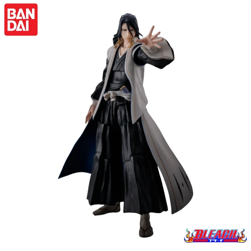 متوفر في المخزون بانداي الأصلي Shfiguarts عمل الشكل بليتش كوتشيكي باياكويا نموذج دمية العلامة التجارية الجديدة محاصر أنيمي عمل أرقام اللعب