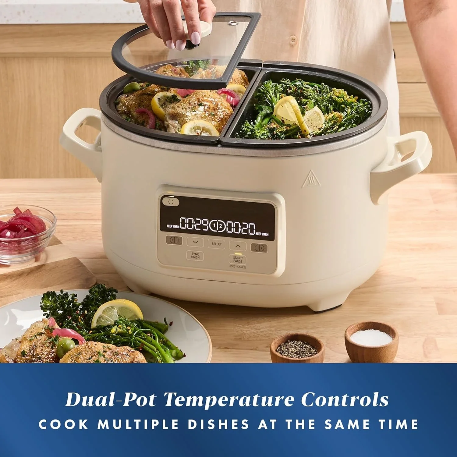 Tolle Rabatte. Multikocher und programmierbarer Slow Cooker mit Backfunktion, Hafermilch.neu