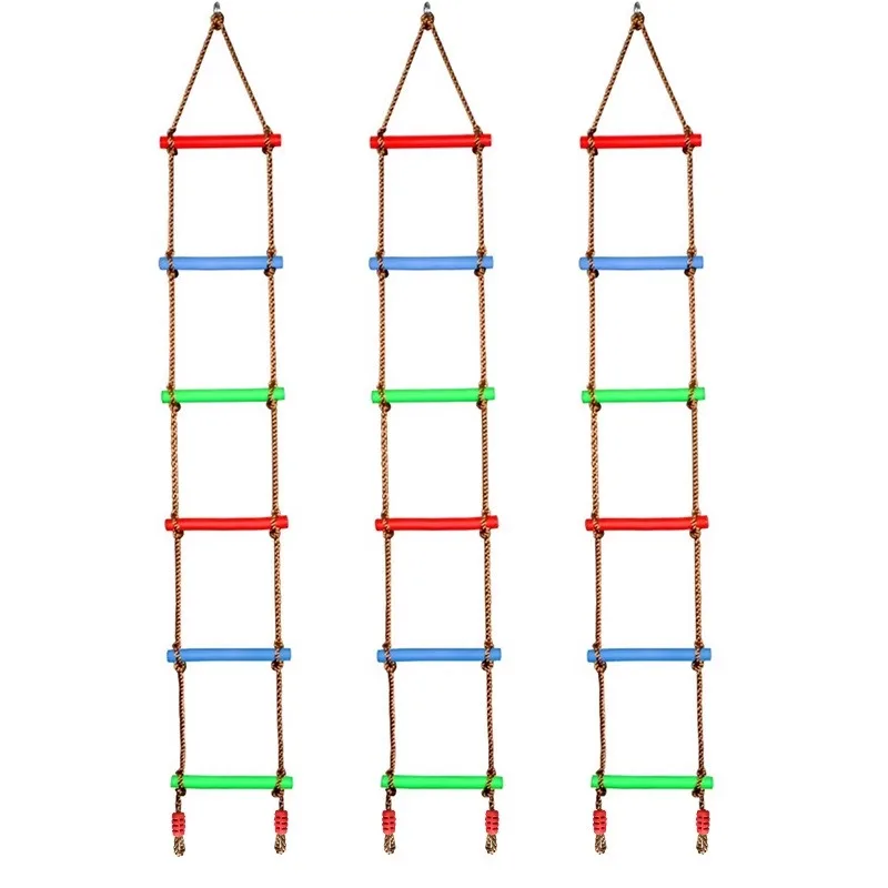 Escada de corda para crianças Escalada Playground Brinquedo de fitness infantil Escada de corda, diversão ao ar livre, brinquedos de escalada