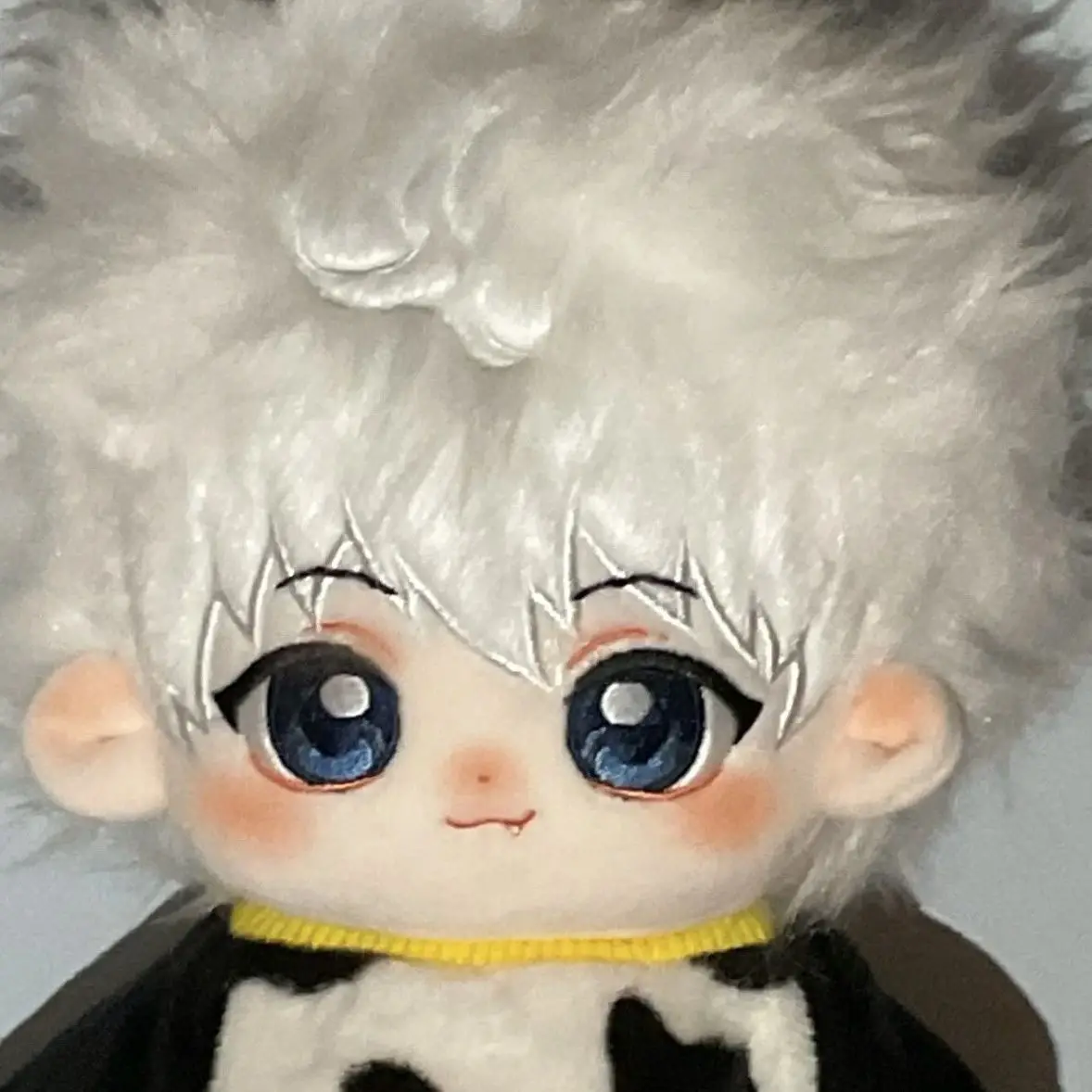 Anime HUNTERxHUNTER Killua Zoldyck Game Cosplay Plush Stuffed Cotton Body 20CM Change Clothes Doll Dress Up Toy Plushie Gift