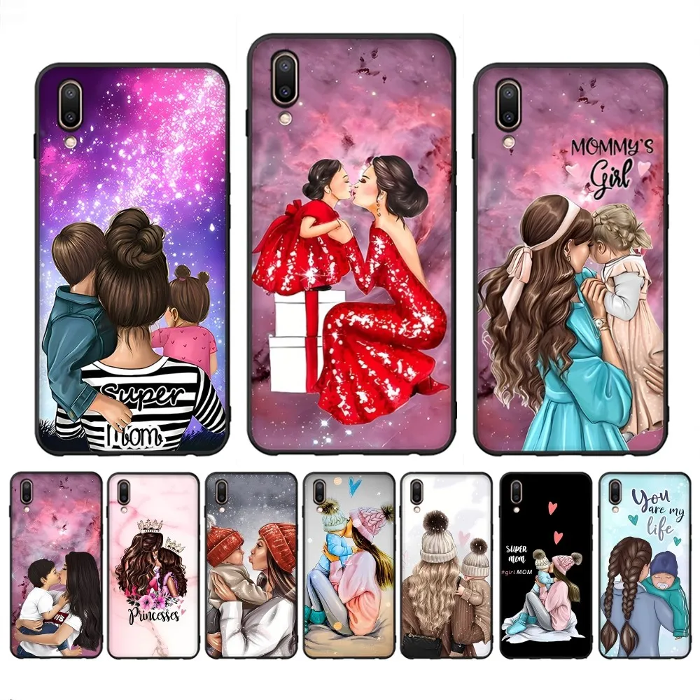 Baby Mom Girl Dad Son Phone Case For Redmi Note 4 X 5 A 6 7 8 T 9 9S 10 11 11S 11Epro Poco M3 Pro