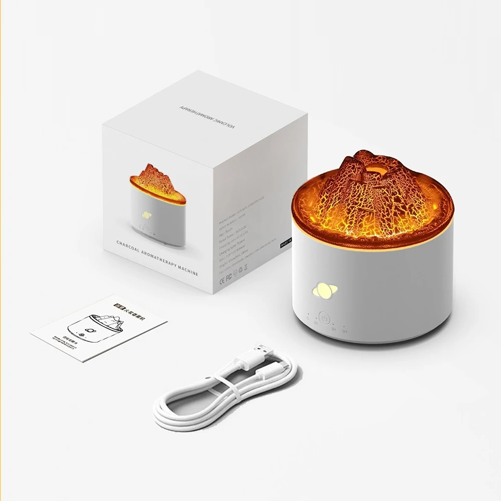 230 мл USB Диффузор ароматического масла пламя ароматический воздух увлажнитель бытовой электроультразвуковой увлажнитель диффузор