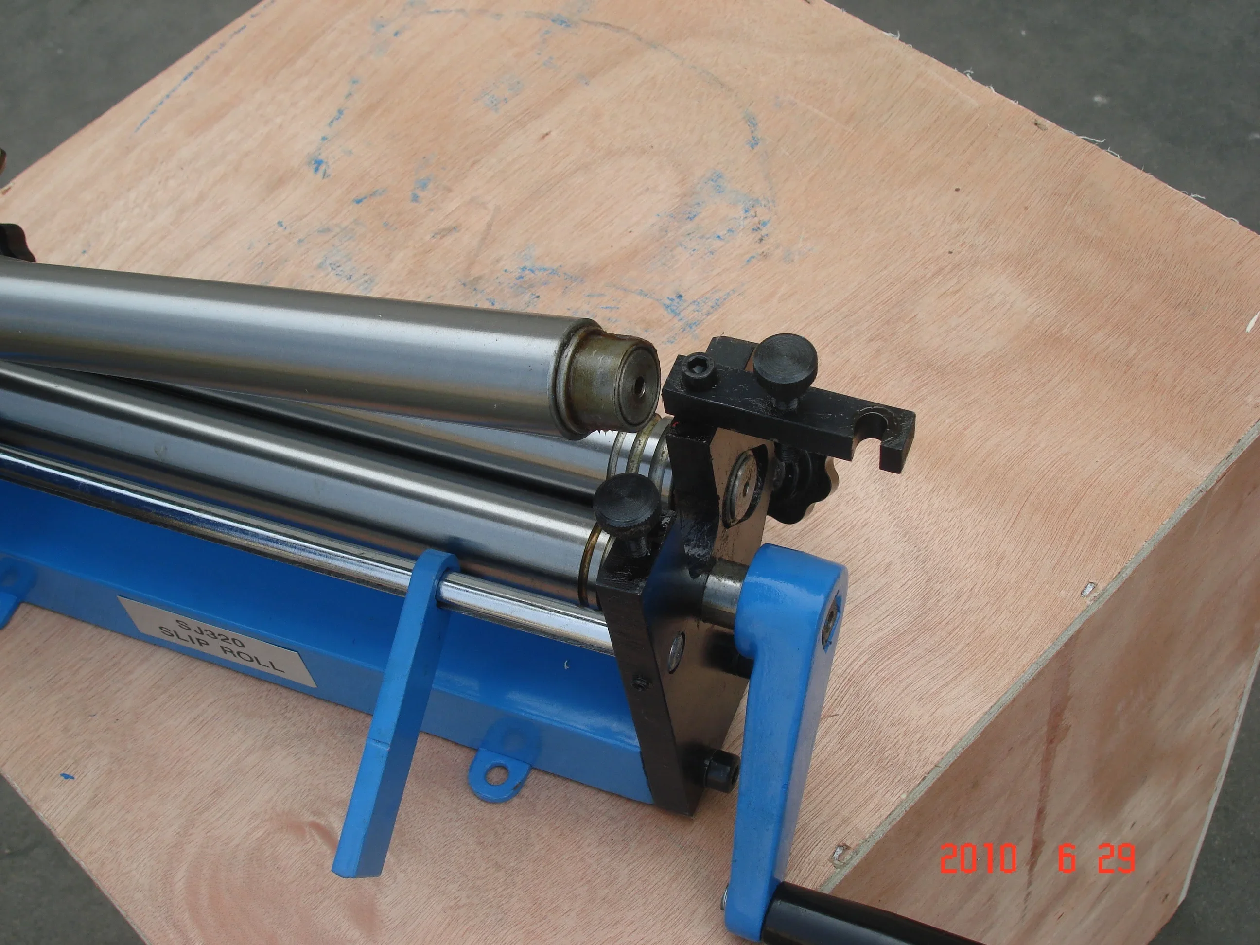 SJ320 TTMC Manual Curve Roller, Slip Rolling Machine Plate Bender Rollers, Sheet Metal Forming  Manufacturer