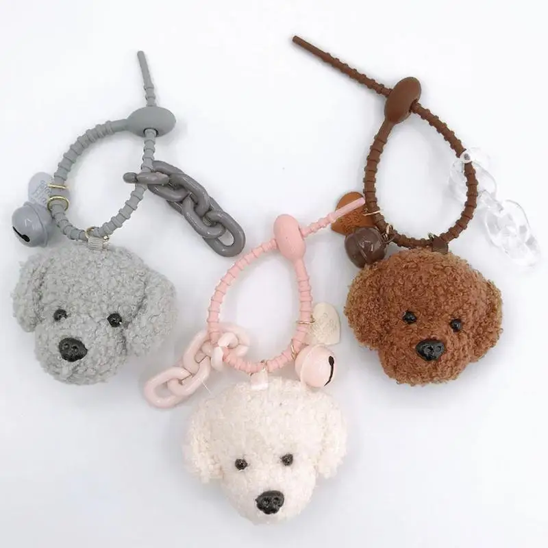 Plush Keychain Kawaii Stuffed Dog Plush Keychain Key Supplies For Goodie Bag Fillers Carnival Prizes Valentine Gift Easter Eggs