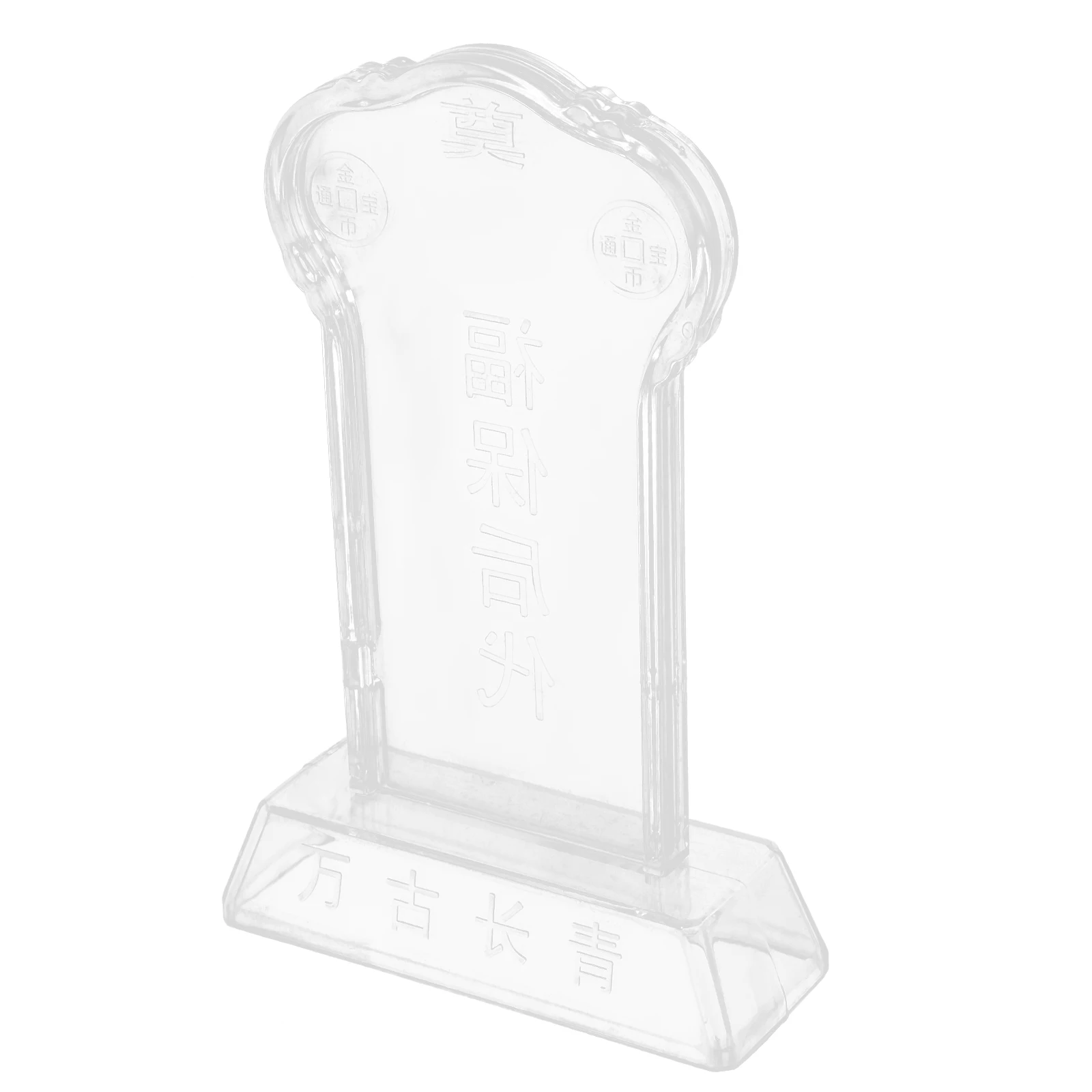 

Funeral Spirit Card Memorial Stone Items Decor Souvenir Favor Tablet Ideas Plastic Men and Women