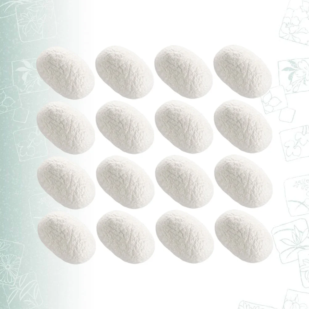 

30 Pcs Silk Cocoons for Face Gentle Exfoliating Deep Balls Beauty Natural Silkworm Cleansing