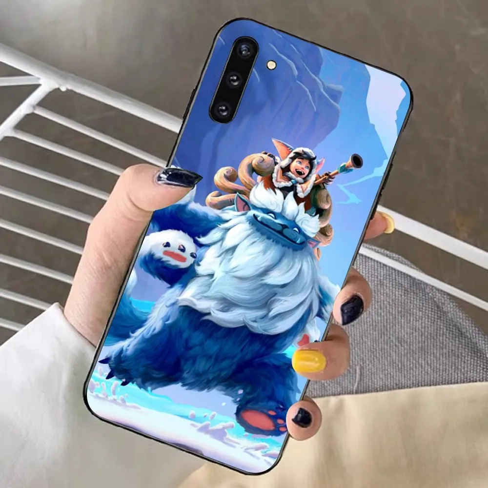 Lol L-League-of-Legends Game Nunu Willump Phone Case For Samsung Note 8 9 10 20 Pro Plus Lite M 10 11 20 30 21 31 51 A 21 22