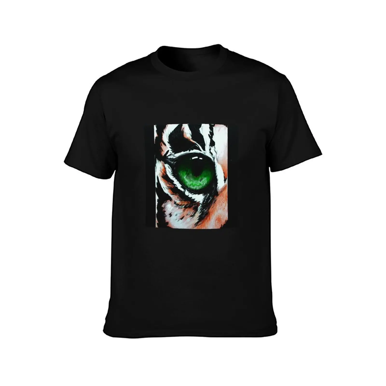 Tiger Eye 2 T-Shirt Trendy Print Short Sleeve T-Shirt