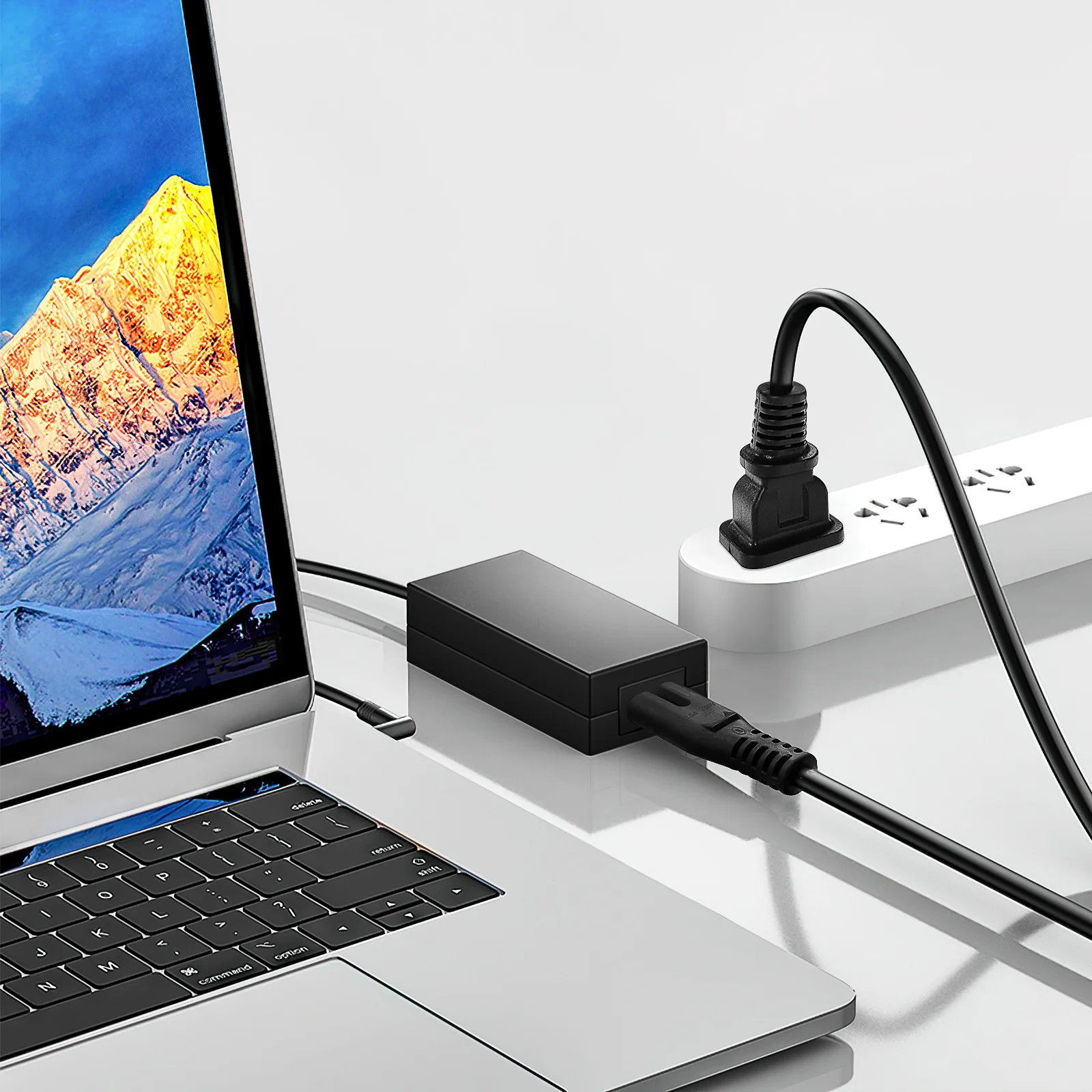 

10Pcs Power Cord Replacement 2 Prong Ac Power Supply Cable for Lamp Household Appliance Extension Cable