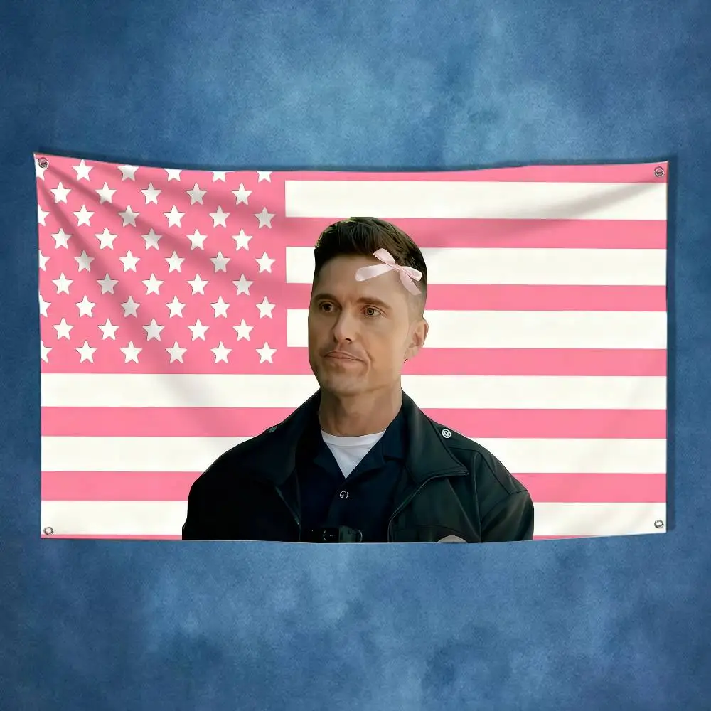 Tim B-Bradford Rookied Flag Tapestry Banner For Bedroom Outdoor Living Room Restaurant Bar Wall Decor Party
