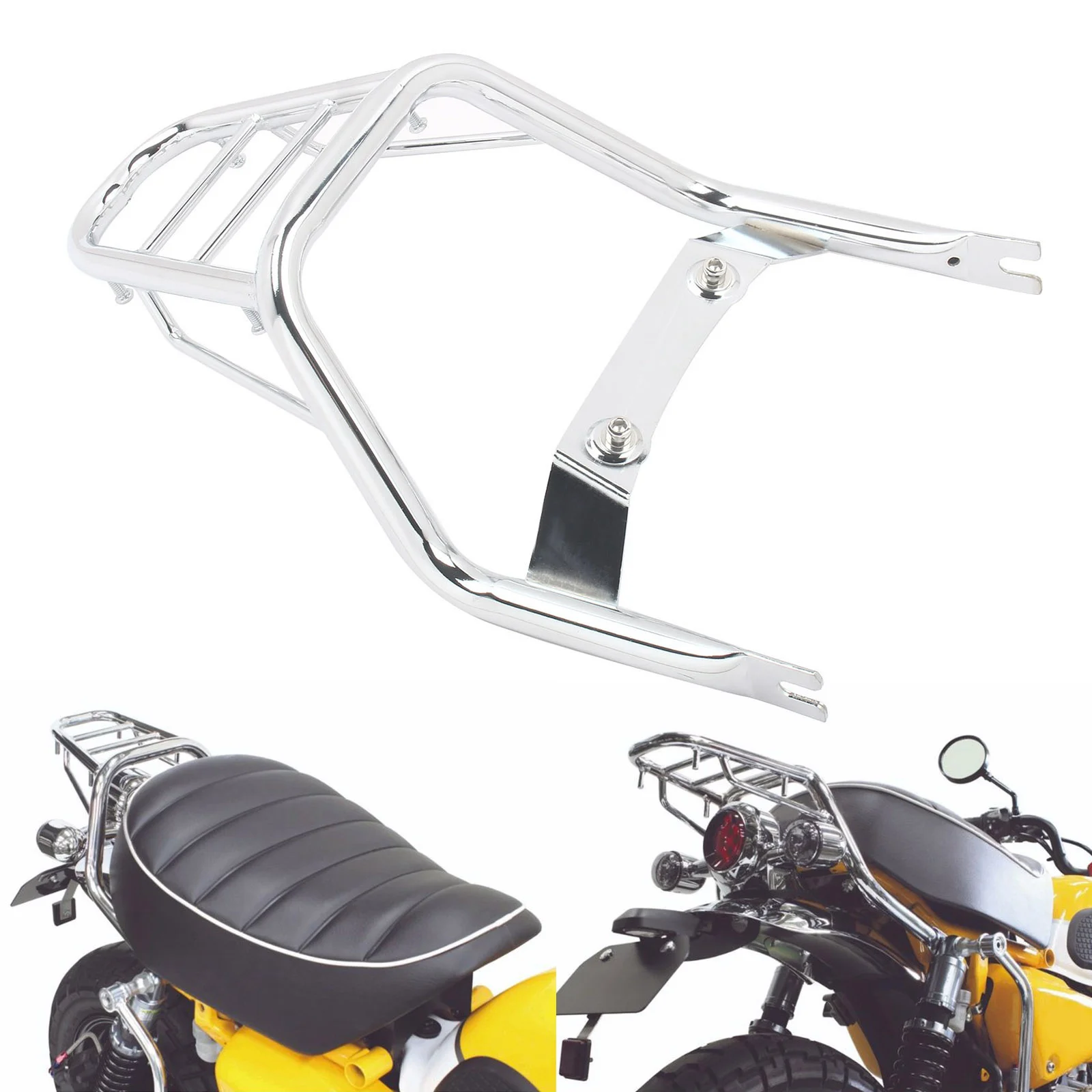 Motorcycle Rear Luggage Rack Rear Cargo Support Holder Bracket Tail Rack Stainless Steel 2018 2019 2020 2021 2022 2023 2024