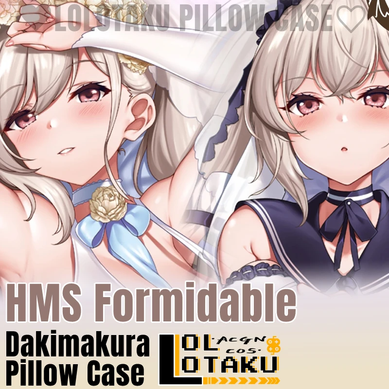 

HMS Formidable Dakimakura Azur Lane Game Sexy Pillowcase Hugging Full Body Pillow Case Cushion Cover Home Bedding Decor Gift