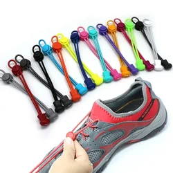 1 Pair Sports Elastic ShoeLaces No Tie Shoe Laces Kids Adult Lazy Locking Laces Shoe Accessories Lacets Elastique Shoelaces