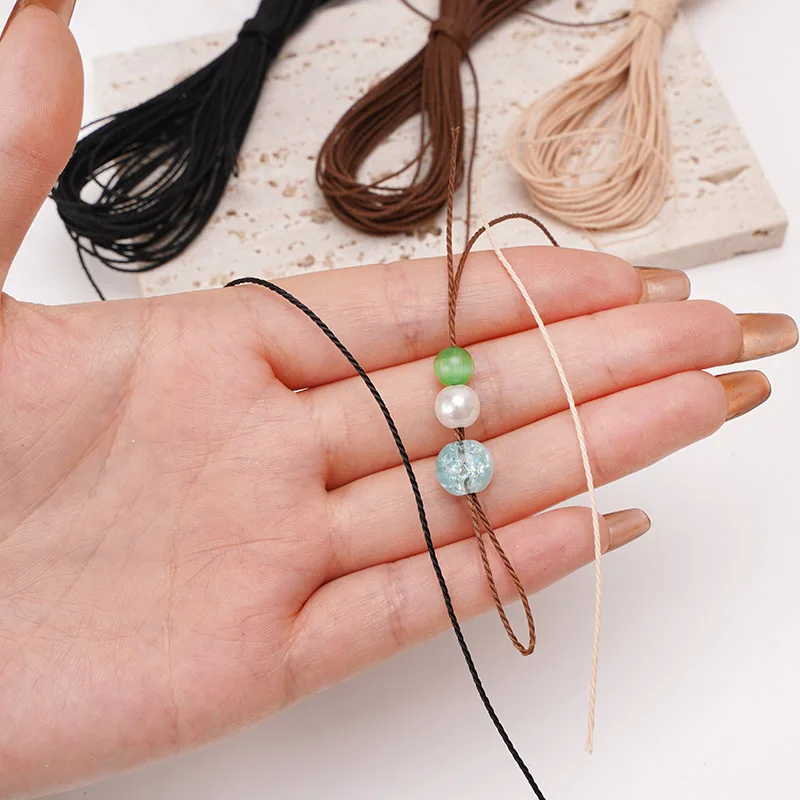 

1mm 10Meters Three Strand Braided Polyester Weaving Colored DIY Sewing Tassel Clothing Pillowcases Curtains Decoration products