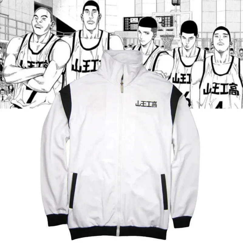 

Anime Akita Sannoh Sakita cosplay costumes Fukatsu Nobe Matsumoto ichinokura Kawata basketball jacket logo embroidery sewing