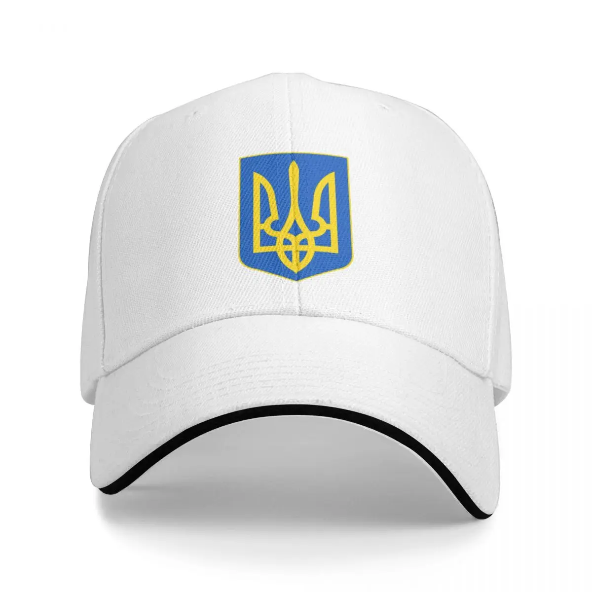 

Ukraine Coat Of Arms Baseball Cap Casual Ukrainian Sandwich Hat for Men Women Adjustable Dad Hat Sport